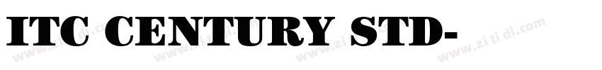 ITC CENTURY STD字体转换 ITC CENTURY STD字体转换